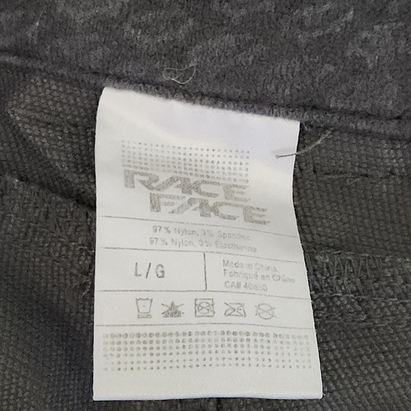 RACE FACE Mountain Bike Capri Pants gray Women’s large - Picture 8 of 12